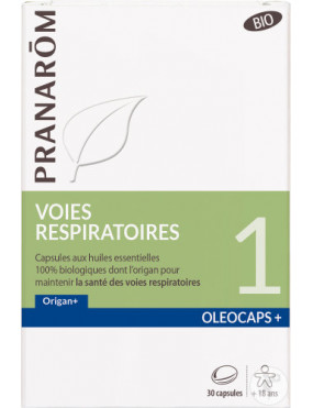Voies respiratoires Oleocaps +  "Pranarom"