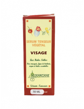 Sérum tenseur végétal visage "Rosargane"