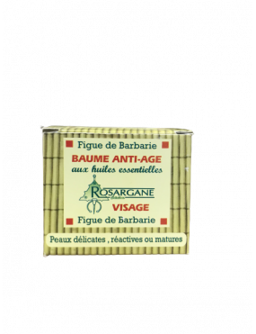 Baume anti-âge visage à la figue de barbarie "Rosargane"